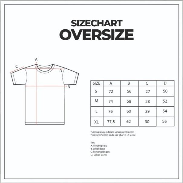 d&f Tshirt Design Oversize - Hitam - Image 5