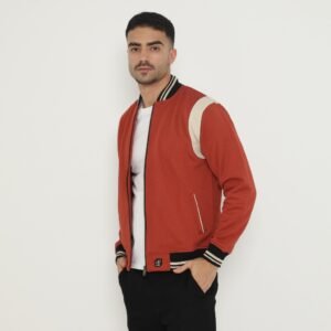 d&f Jaket Bomber pria peping ARM - Teracota cream