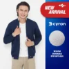 d&f Jaket Biker Pria – Navy