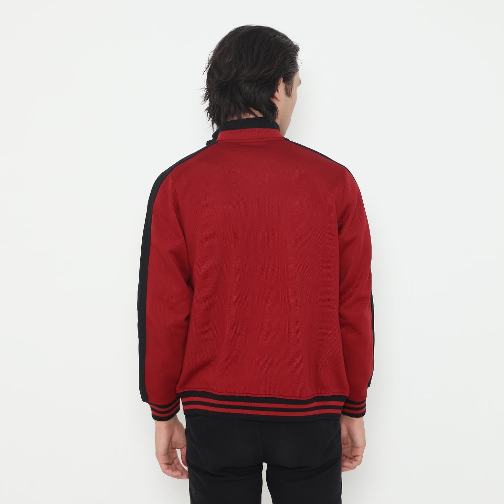 d&f Jaket Biker pria - Merah - Image 3
