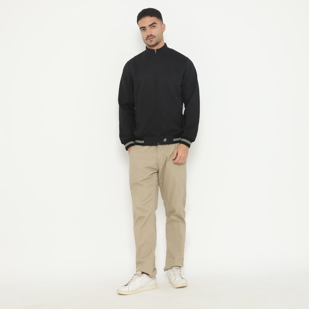 d&f Jaket Biker Pria - Hitam - Image 5