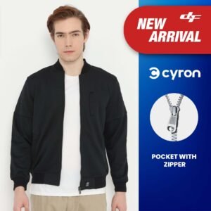 d&f CVC Jaket Bomber klaus pria - Hitam