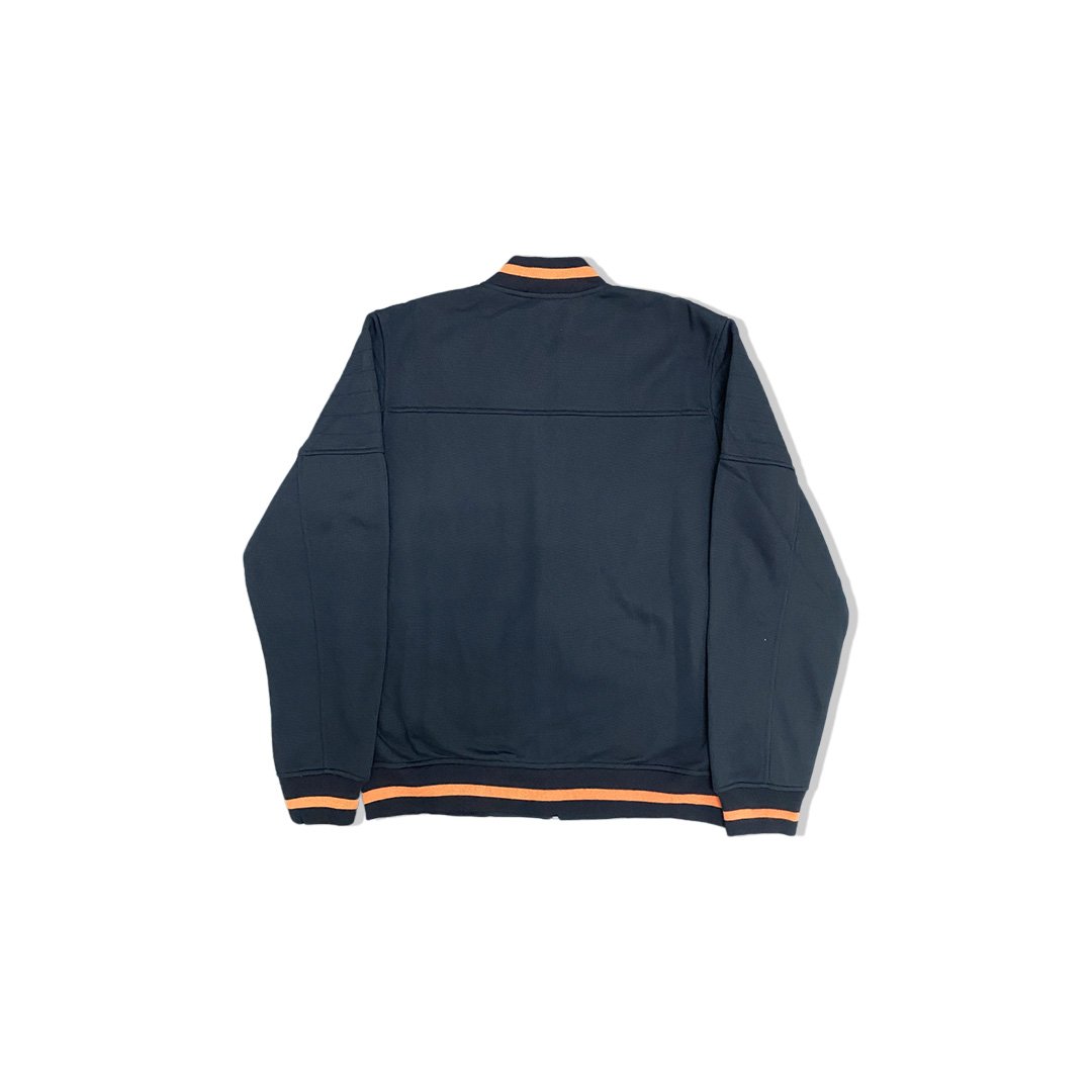 d&f Jaket Bomber Hitam Cut & Sewn Putih Orange - Image 2