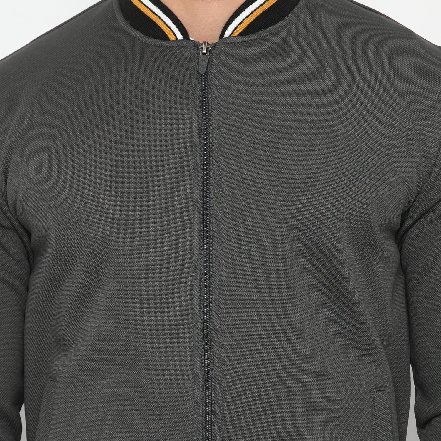 d&f jaket pria unisex bomber -darkgrey - Image 3
