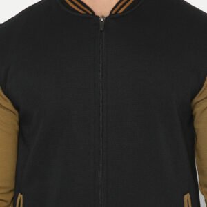d&f Jaket Pria Unisex Bomber - Hitam Tobacco