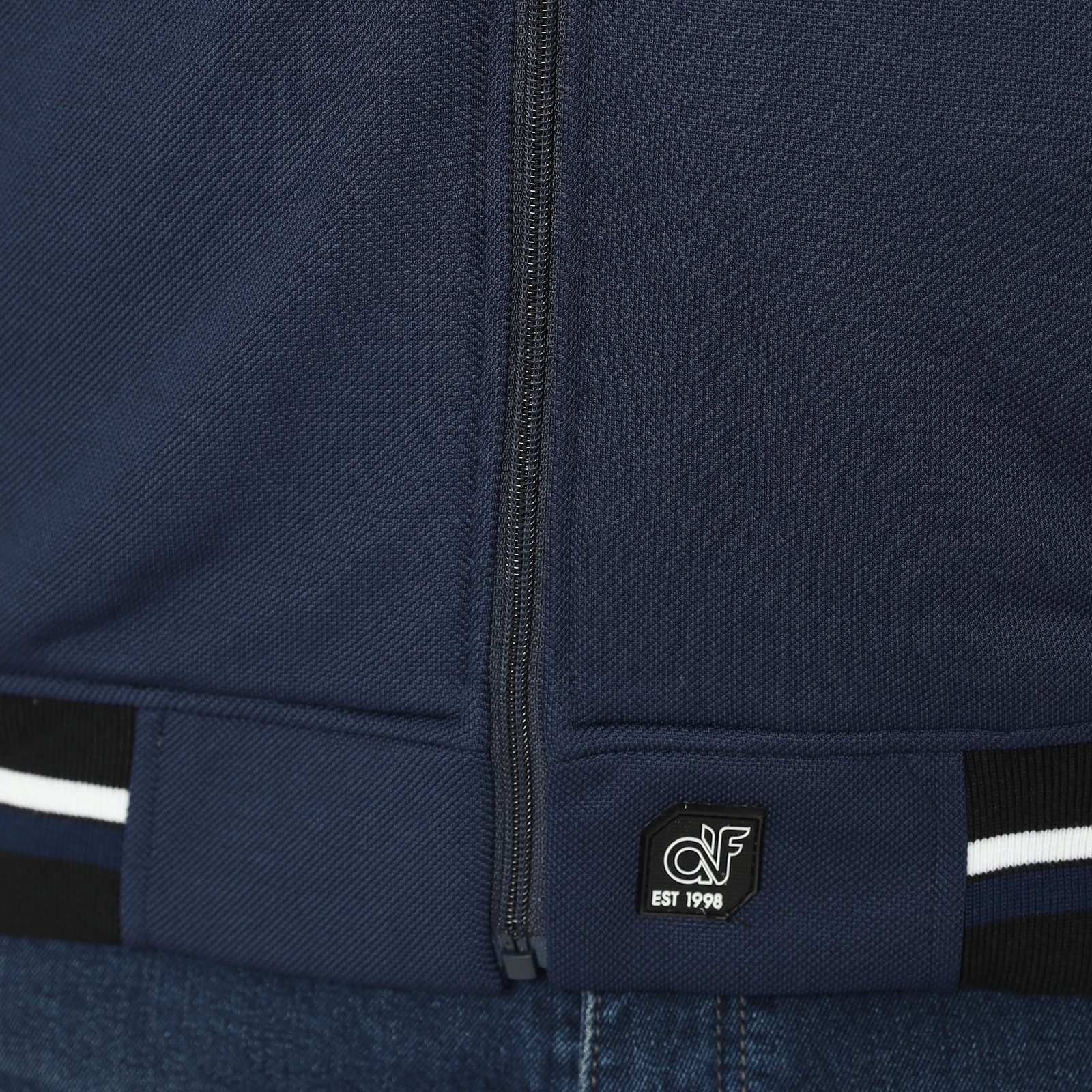 d&f CVC Jaket Pria Bomber - Navy with Hitam - Image 3