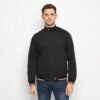 d&f CVC Jaket pria biker - hitam with button
