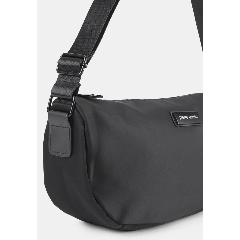 Pierre Cardin Tas Selempang Body Bag Pria Wanita Sling Bag Nilon Hitam 9112833901BLA - Image 6