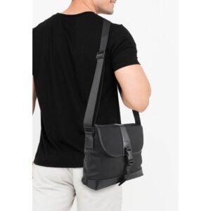 Pierre Cardin Sling Bag Tas Selempang Nilon Messenger Bag Pria Hitam 9112834701BLA