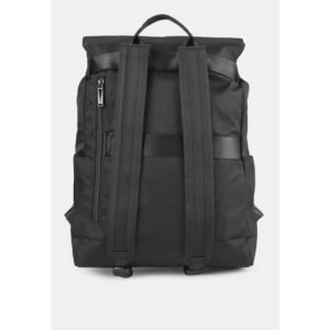 Pierre Cardin Backpack Tas Ransel Nilon Tas Punggung Pria Hitam 9112833101BLA