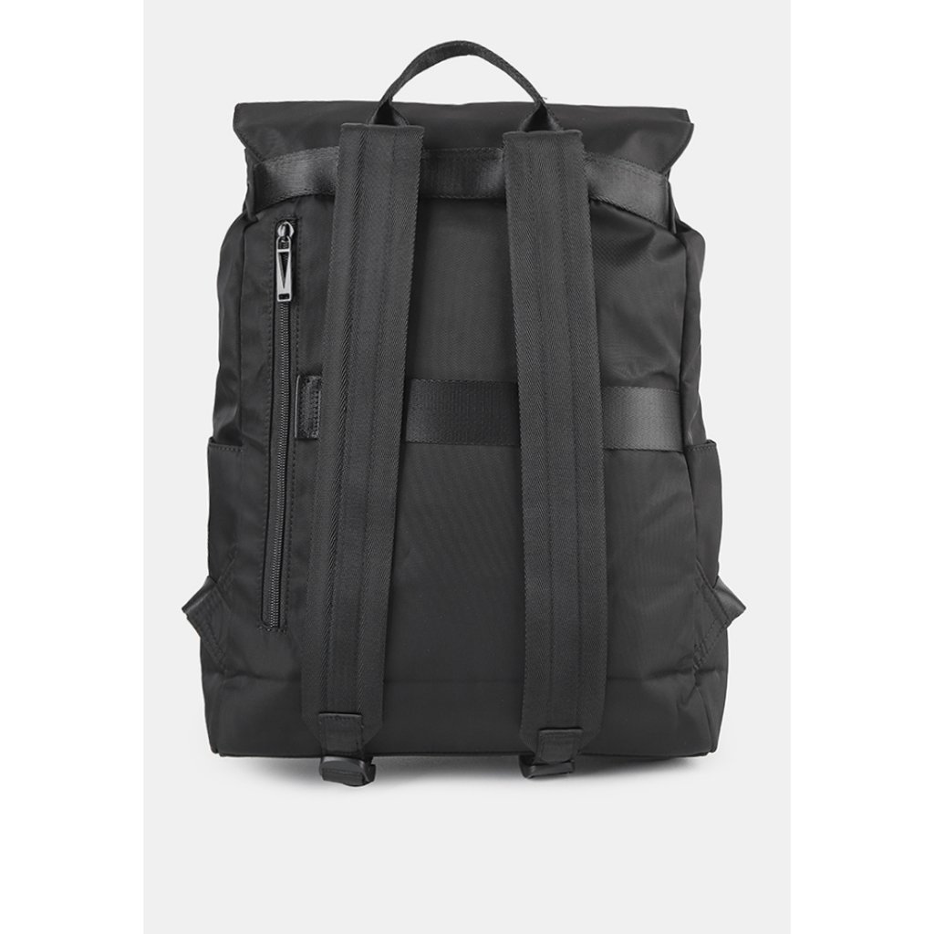 Pierre Cardin Backpack Tas Ransel Nilon Tas Punggung Pria Hitam 9112833101BLA - Image 3