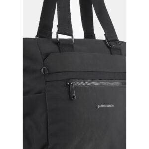Pierre Cardin Totebag Wanita Bahan Nilon Hitam 9121537701BLA
