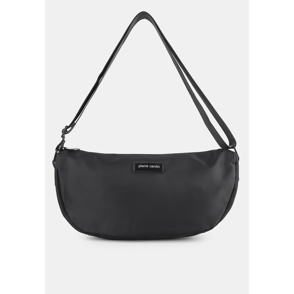 Pierre Cardin Tas Selempang Body Bag Pria Wanita Sling Bag Nilon Hitam 9112833901BLA