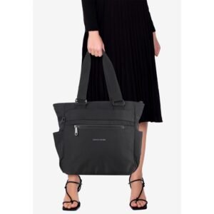 Pierre Cardin Totebag Wanita Bahan Nilon Hitam 9121537701BLA