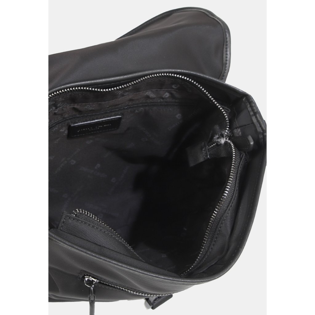 Pierre Cardin Sling Bag Tas Selempang Nilon Messenger Bag Pria Hitam 9112834701BLA - Image 4