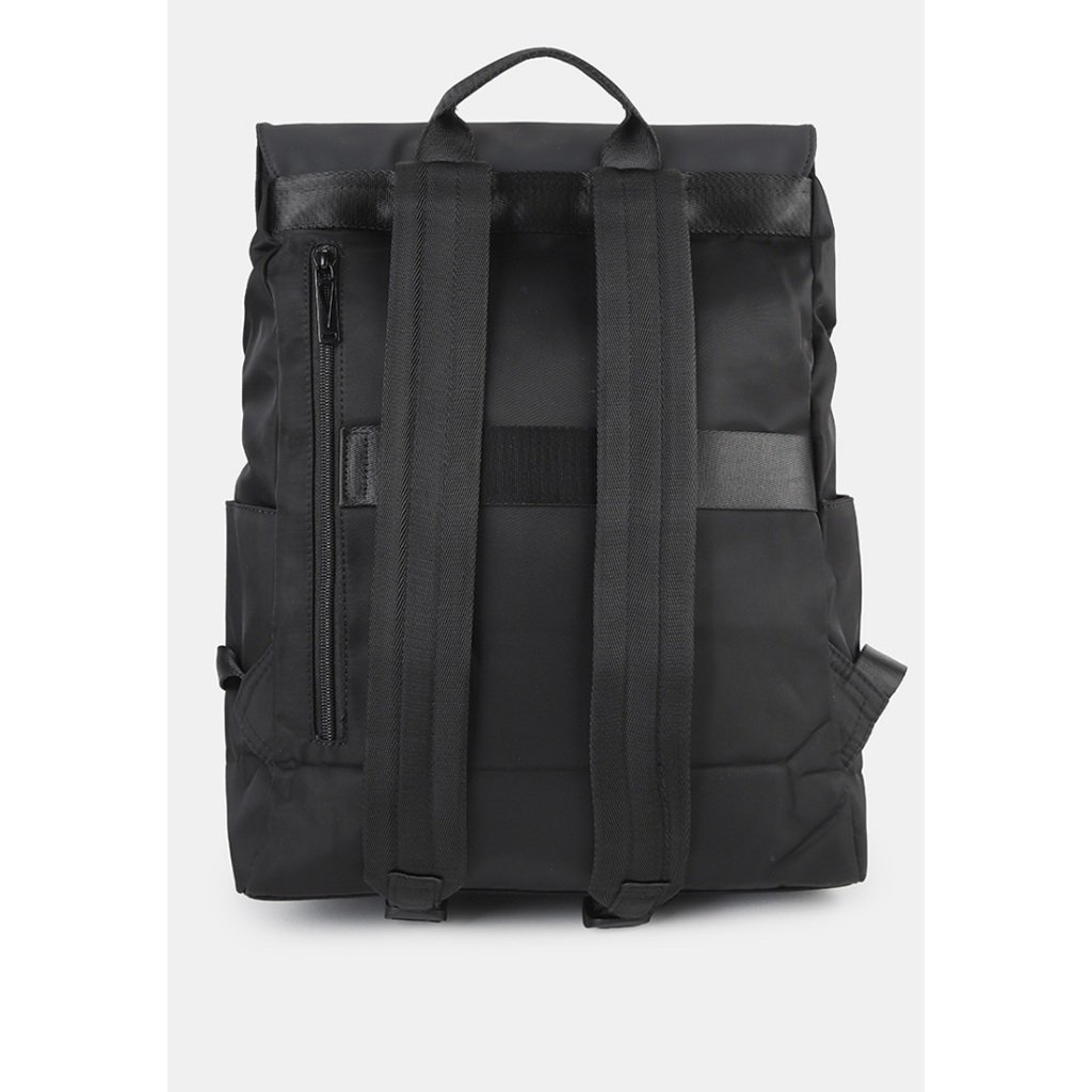 Pierre Cardin Backpack Pria Unisex Tas Ransel Nilon Tas Punggung Hitam 9112833001BLA - Image 2