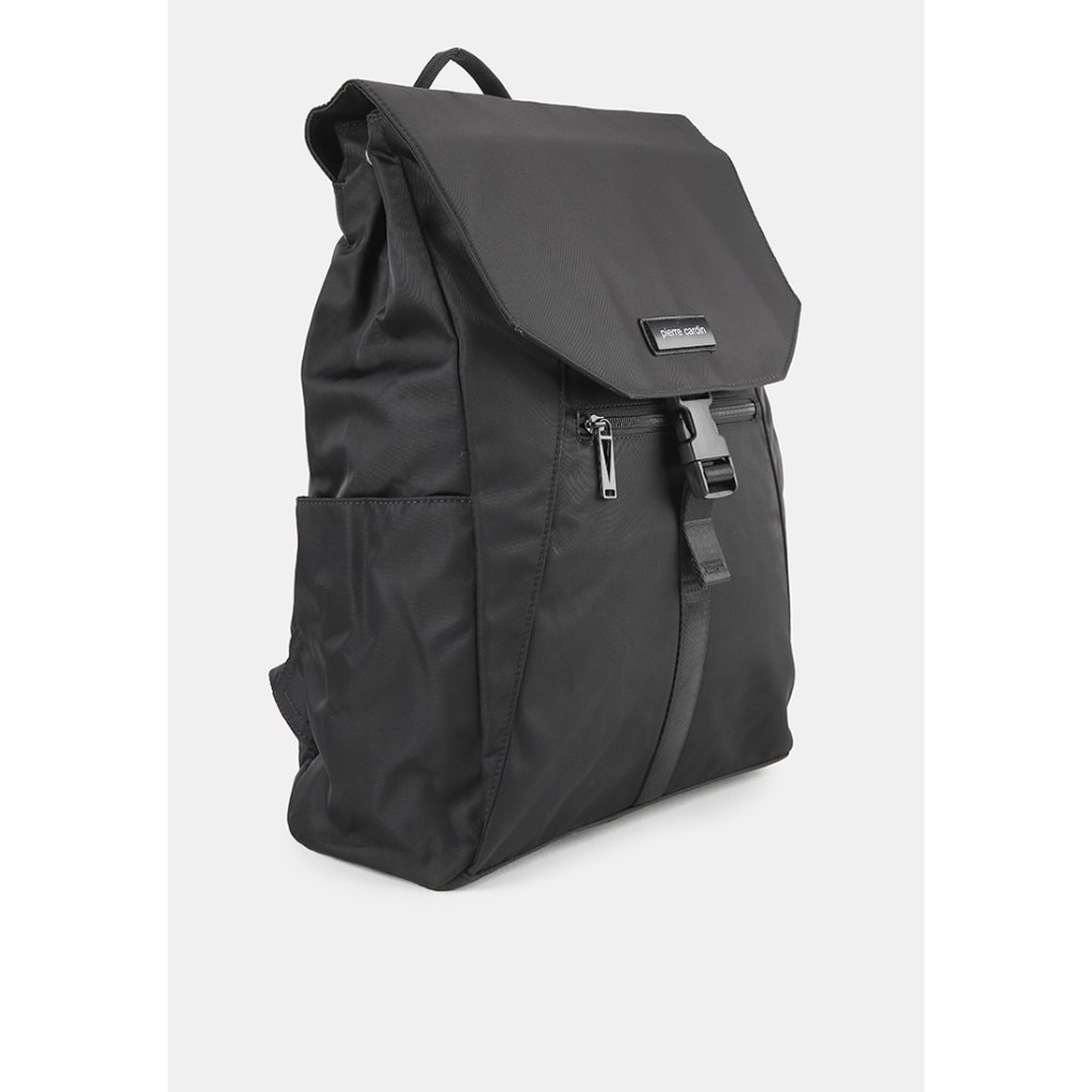 Pierre Cardin Backpack Tas Ransel Nilon Tas Punggung Pria Hitam 9112833101BLA - Image 2