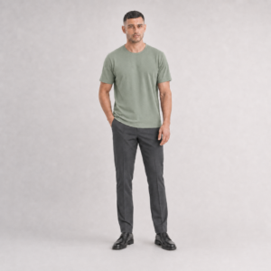 Jobb Tashkent T-shirt Pria Regular Fit Medium Green