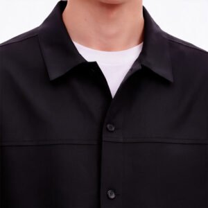Jobb Heritage Jeffrey Kemeja Pria Lengan Panjang Relaxed Fit Black