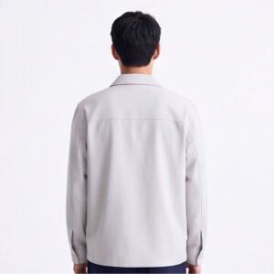 Jobb Heritage Jeffrey Kemeja Pria Lengan Panjang Relaxed Fit Soft Grey