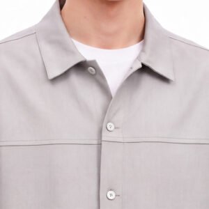 Jobb Heritage Jeffrey Kemeja Pria Lengan Panjang Relaxed Fit Soft Grey