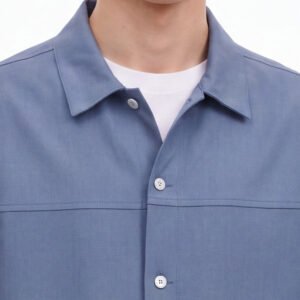 Jobb Heritage Jeffrey Kemeja Pria Lengan Panjang Relaxed Blue