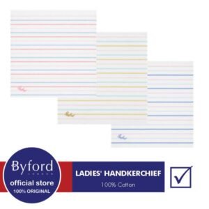 Byford Sapu Tangan 3 warna / pack - XBYH30W3CL