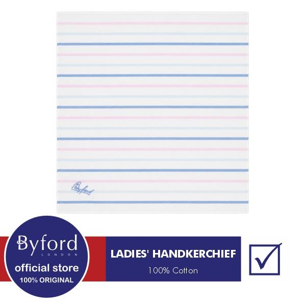 Byford Sapu Tangan 3 warna / pack - XBYH30W3CL - Image 5