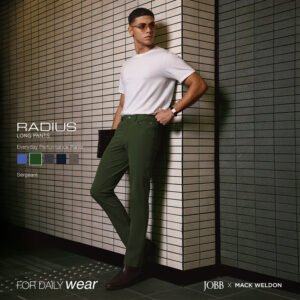 JOBB x MACK WELDON Radius Celana Panjang Pria Straight Fit Sergeant