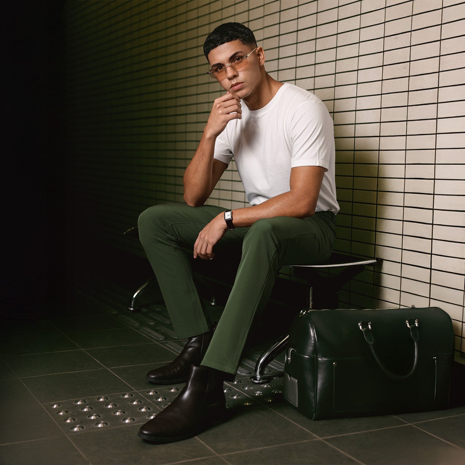 JOBB x MACK WELDON Radius Celana Panjang Pria Straight Fit Sergeant - Image 3