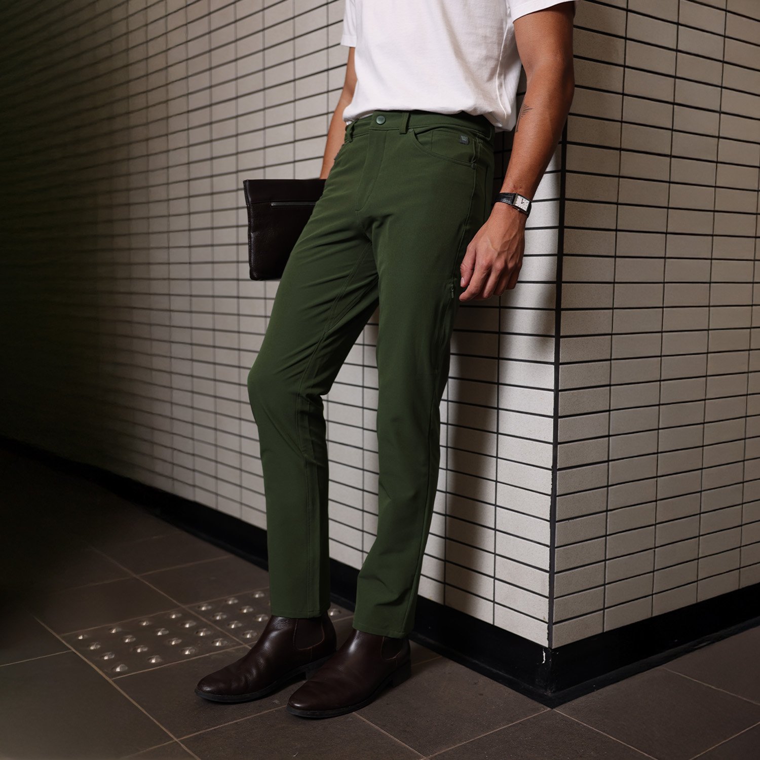 JOBB x MACK WELDON Radius Celana Panjang Pria Straight Fit Sergeant - Image 4