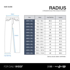 JOBB x MACK WELDON Radius Celana Panjang Pria Straight Fit Sergeant