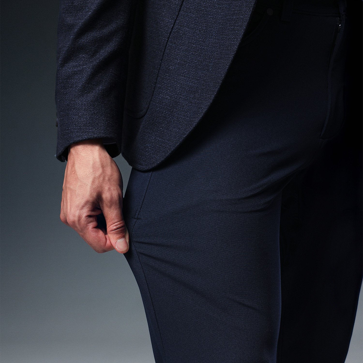 JOBB x MACK WELDON Radius Celana Panjang Pria Straight Fit Total Eclipse - Image 3