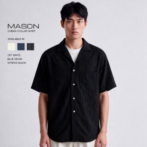 Jobb Heritage Mason Kemeja Pria Lengan Pendek Relaxed Fit