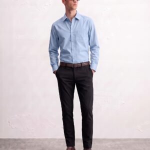Gianni Visentin - Kemeja Formal Oxford Reguler Fit Light Blue - 9110