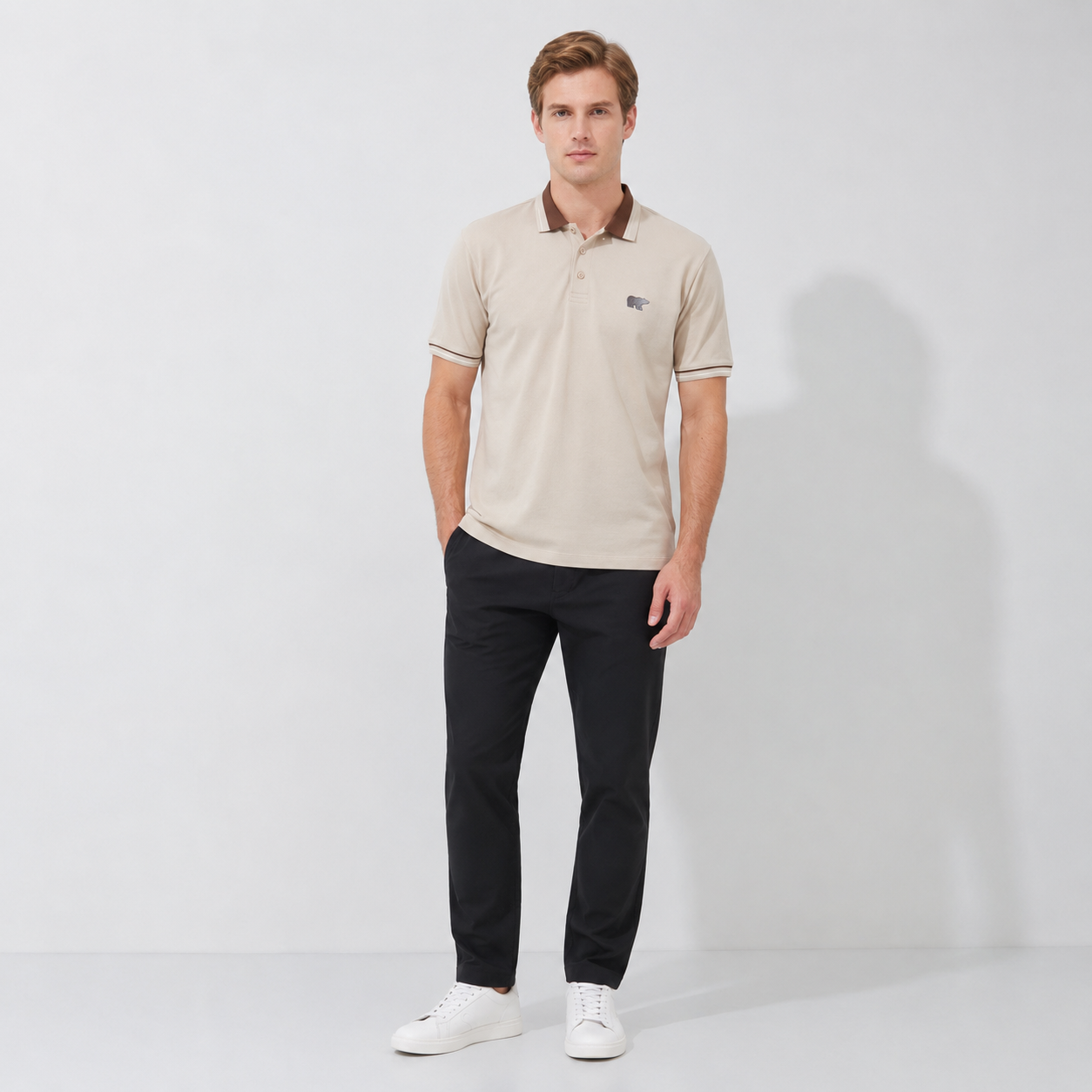 Jack Nicklaus Folker Celana Panjang Pria Regular Fit Black - Image 5