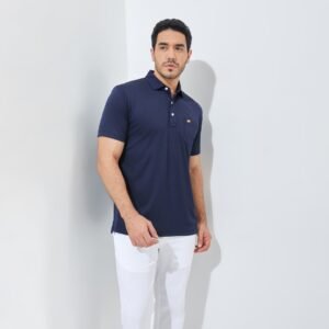 Jack Nicklaus Maastricht Premium Heritage Polo Classic Navy