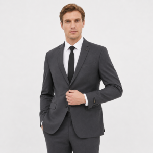 JOBB Eritrea-T2 Setelan Jas dan Celana Pria Slim Fit Charcoal