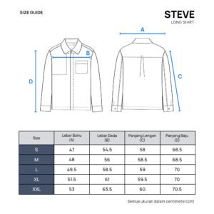 Jobb Heritage Steve Kemeja Pria Lengan Panjang Relaxed Fit