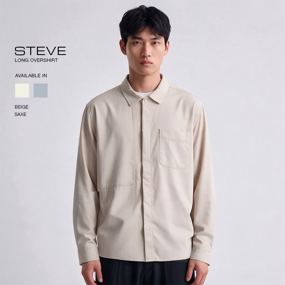 Jobb Heritage Steve Kemeja Pria Lengan Panjang Relaxed Fit