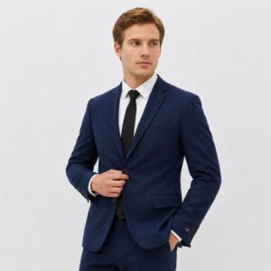 JOBB Malaga Setelan Jas dan Celana Pria Regular Fit Navy
