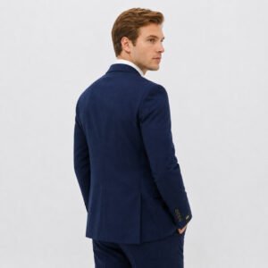 JOBB Malaga Setelan Jas dan Celana Pria Regular Fit Navy
