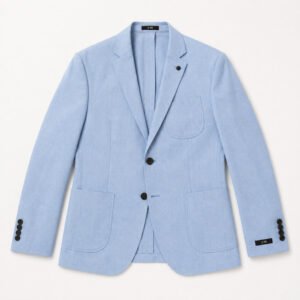 JOBB Danbury-T2 Blazer Pria Slim Fit Biru Muda