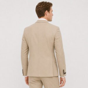 JOBB Estonia Setelan Jas dan Celana Pria Slim Fit Medium Khaki
