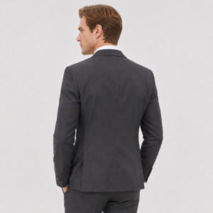 JOBB Eritrea-T2 Setelan Jas dan Celana Pria Slim Fit Charcoal