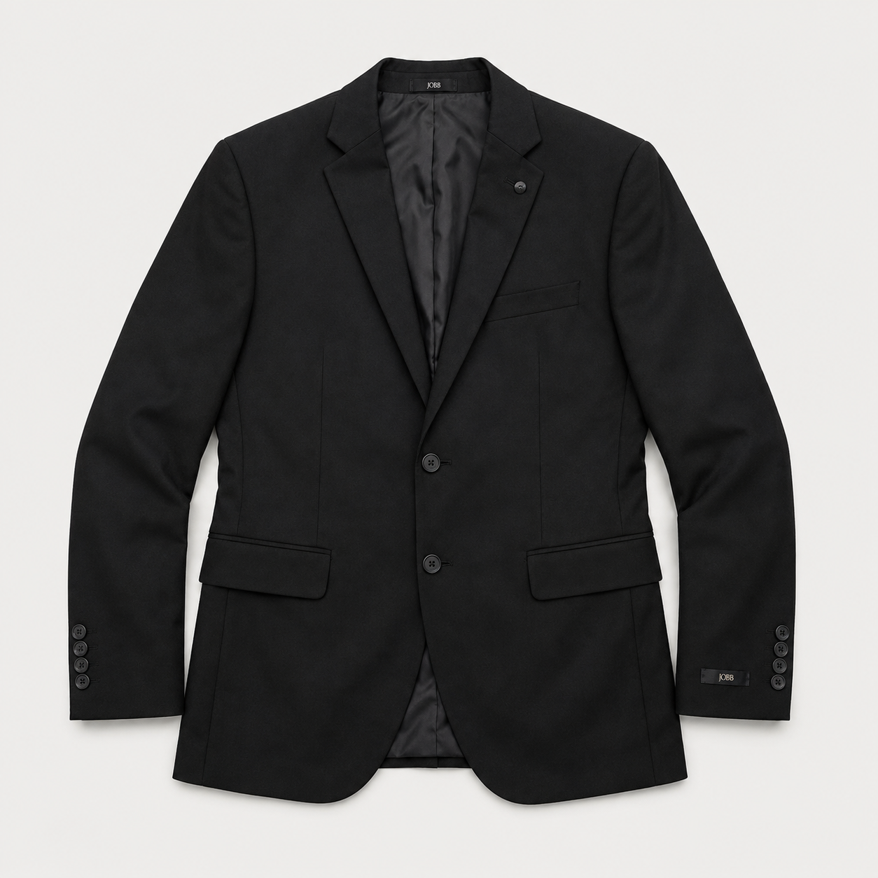 JOBB Fargo-T2 Setelan Jas dan Celana Pria Slim Fit Hitam - Image 6