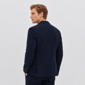 JOBB Grand-T2 Setelan Jas dan Celana Pria Slim Fit Navy