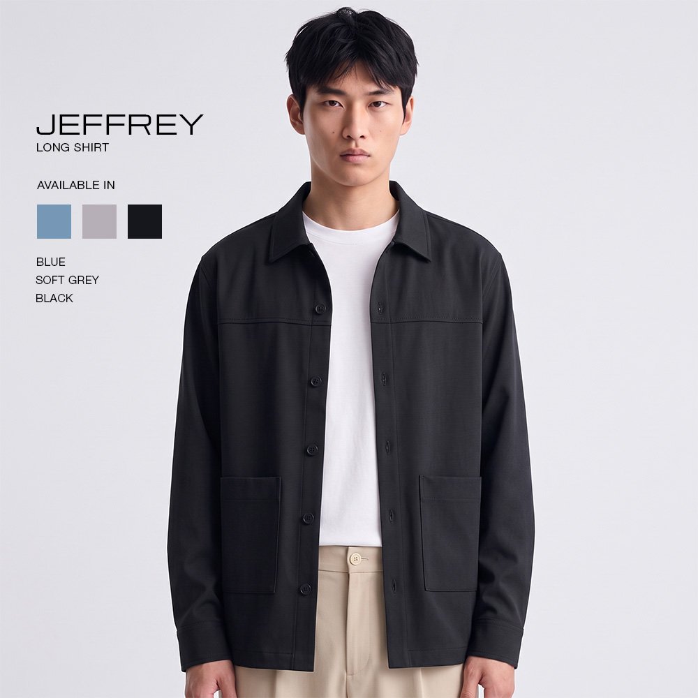 Jobb Heritage Jeffrey Kemeja Pria Lengan Panjang Relaxed