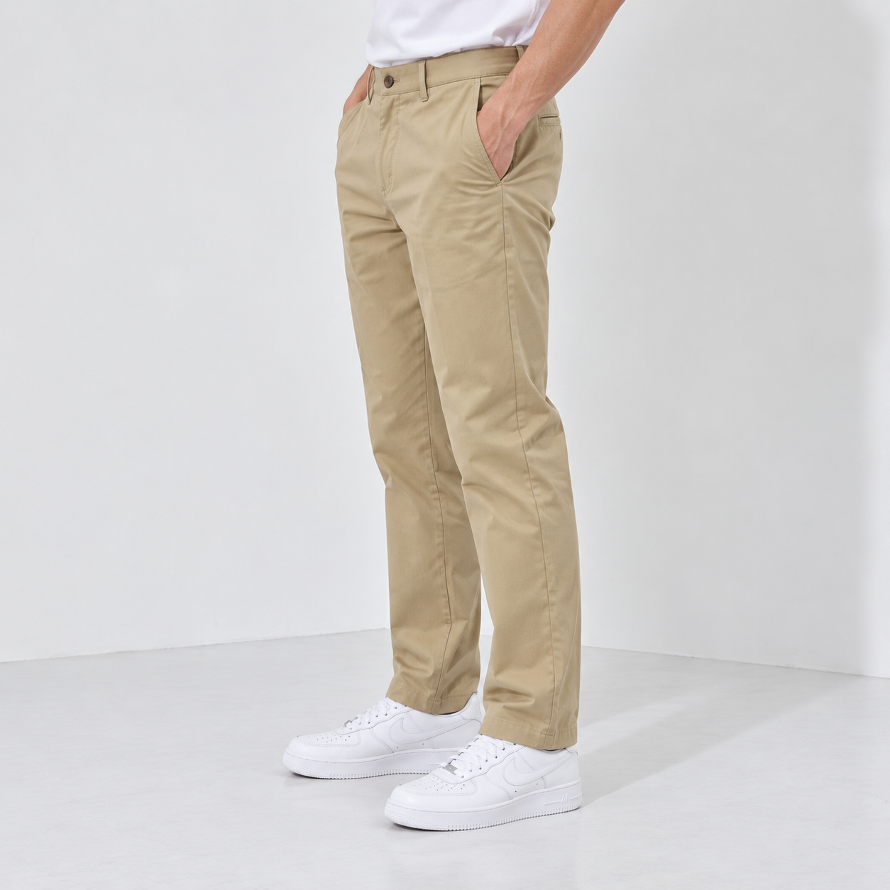 Jack Nicklaus Maxwell Celana Panjang Pria Slim Fit Khaki - Image 4