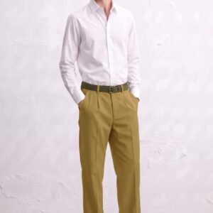 Gianni VIsentin Celana Panjang Pria Regular Fit Coklat Tua - 2156